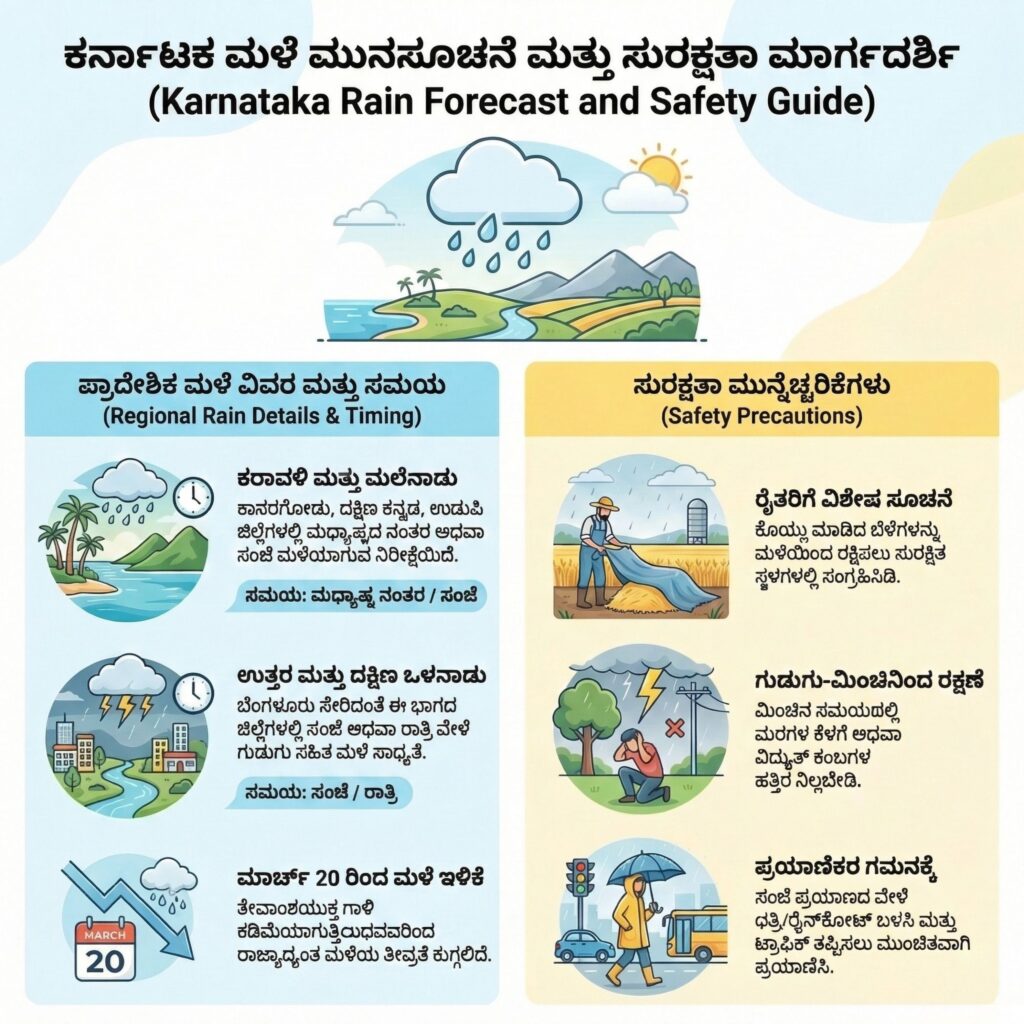 Karnataka Rain Alert Informaton