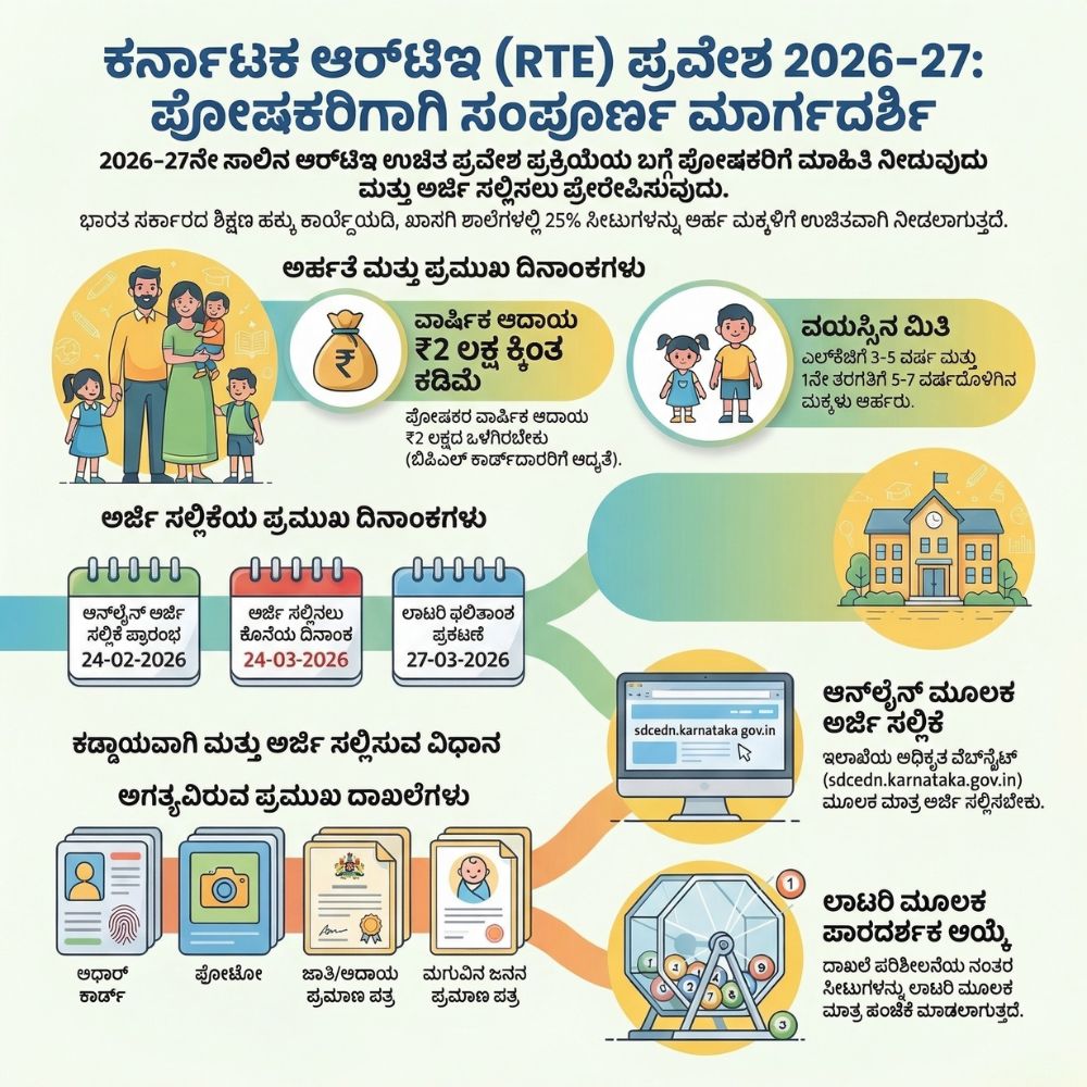 right to education karnataka online application