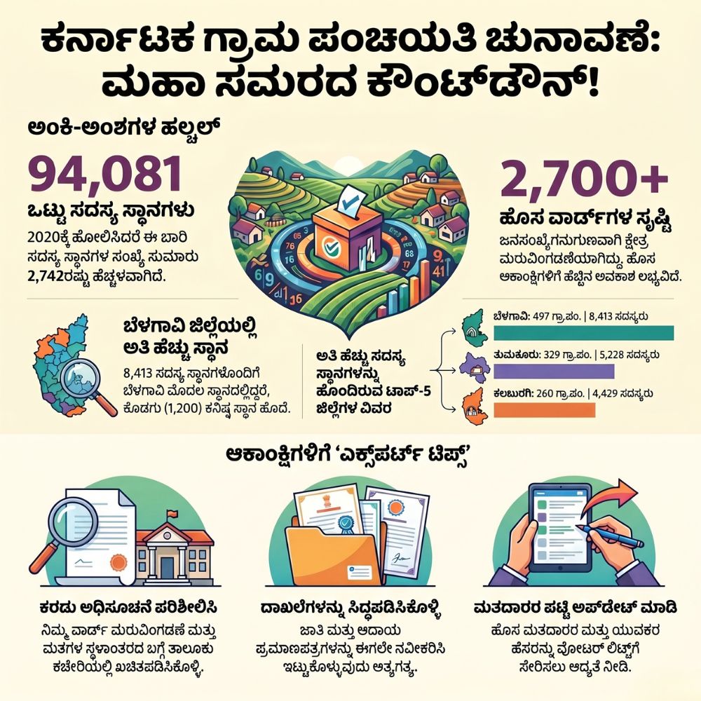 gram panchayat election 2026 date karnataka