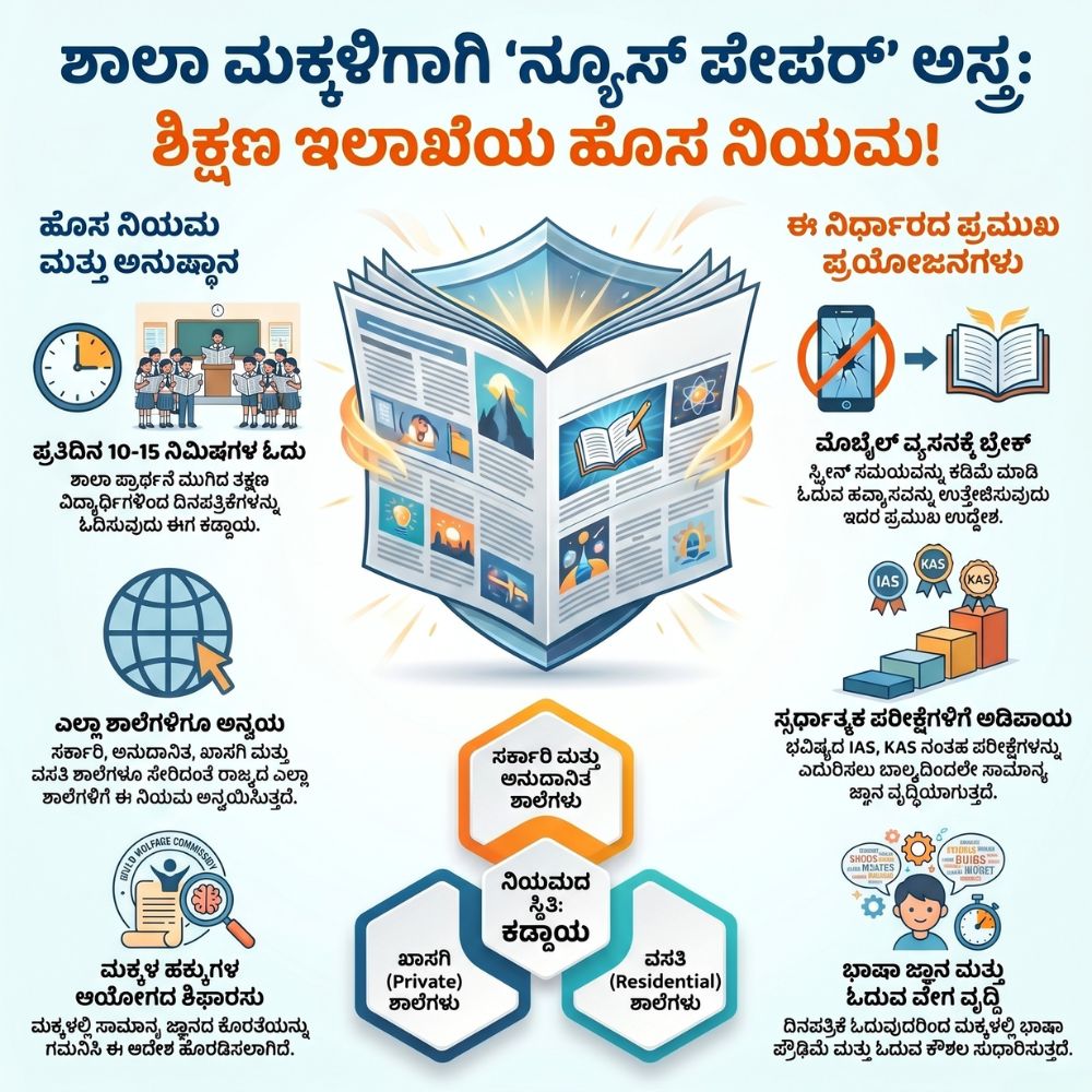 newspaper reading is mandatory to all schools