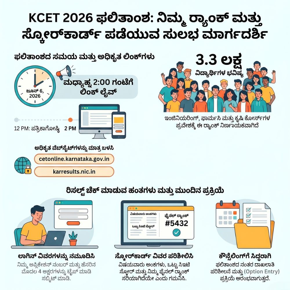 kcet result 2026 announced